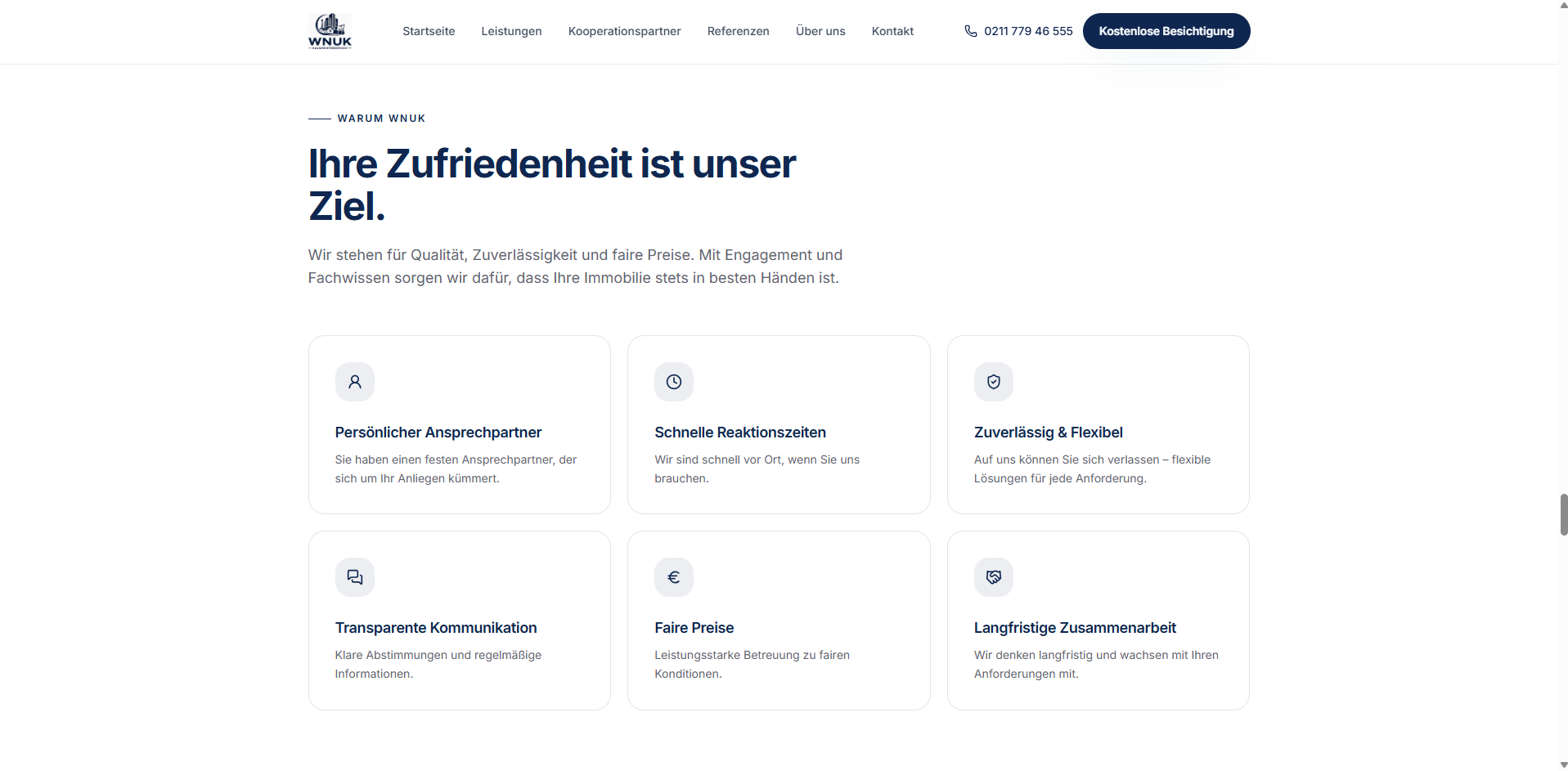 WNUK Hausmeisterservice — Kontakt