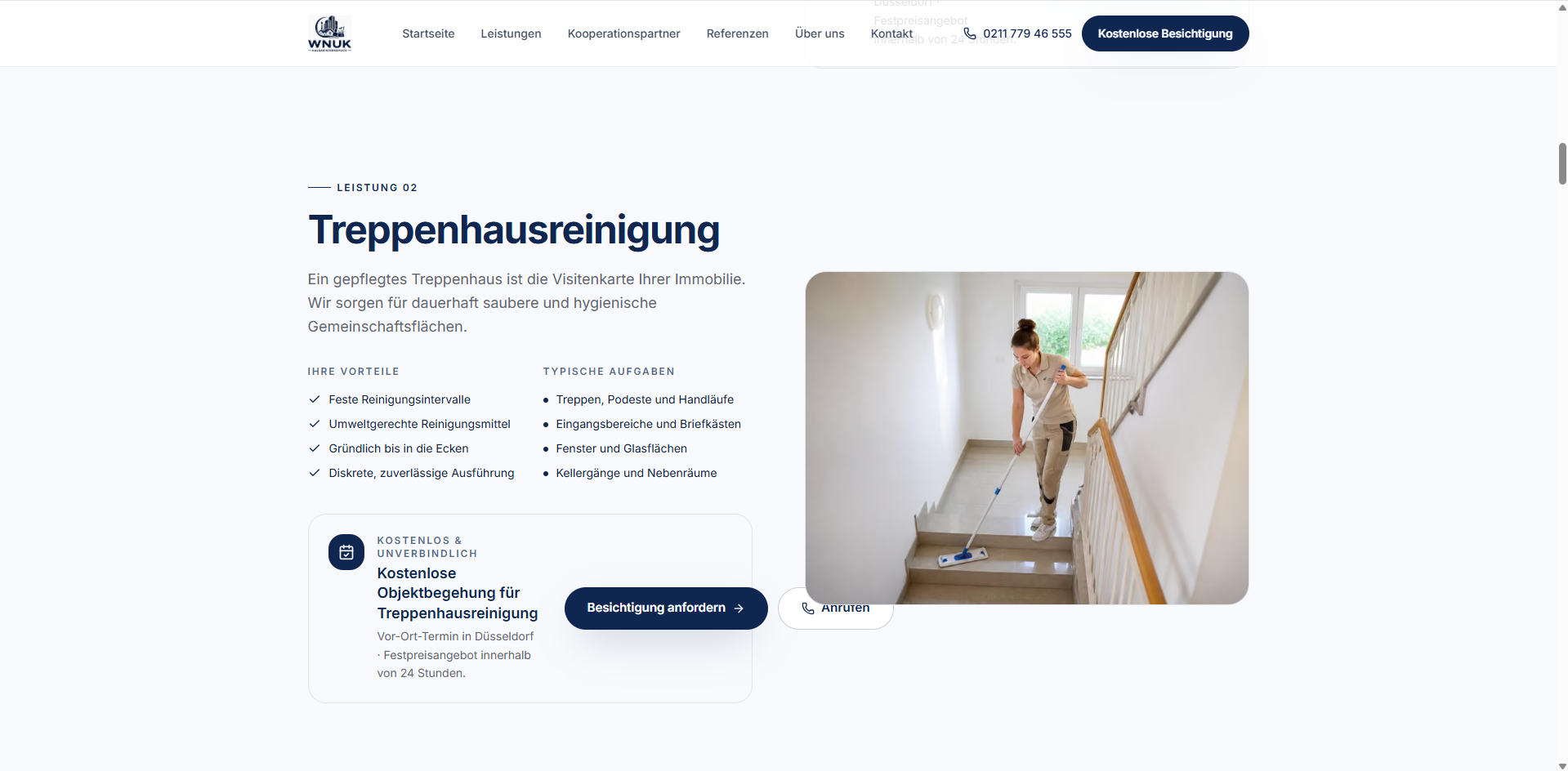 WNUK Hausmeisterservice — Detailseite